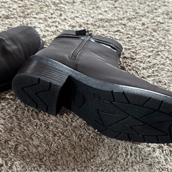 Weather Protectors By Totes Women Brown Ankle Boots Size Zip Women Size 8 - Picture 5 of 6